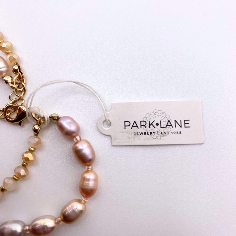 NEW Park Lane Luna Genuine Freshwater Pearls & Glass Pearls Pink Necklace - Picture 9 of 15